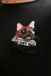 BAD BEAR Gotcha Night Men's T-Shirt thumbnail 3
