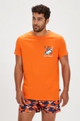 BAD BEAR Francis Orange Men's T-Shirt thumbnail 1