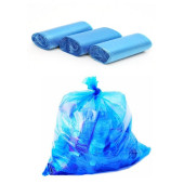 Çöp Torbası Orta Boy 20'li X 5 Rulo Mavi Çöp Poşeti thumbnail 2