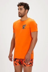 BAD BEAR Bite Orange Men's T-Shirt thumbnail 2