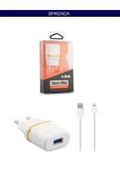 1000MA iPhone Lightning Kablo ve Ev Şarj Adaptör thumbnail 1