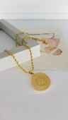 Tuğra Gold Çelik Kolye Sns200278 thumbnail 2