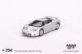 Mini GT Bugatti EB110 GT Grigio Chiaro 1:64 704 thumbnail 1