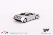 Mini GT Bugatti EB110 GT Grigio Chiaro 1:64 704 thumbnail 2