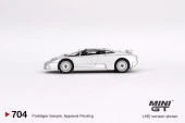 Mini GT Bugatti EB110 GT Grigio Chiaro 1:64 704 thumbnail 3
