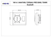 Ne-Ad Anahtarlı Topraklı Priz thumbnail 3
