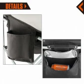 KingCamp MOONGAZER SANDALYE (BLACK/GREY) thumbnail 9