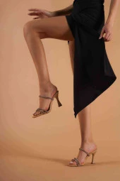 Kadın Nude Topuklu Terlik OB0100C thumbnail 4
