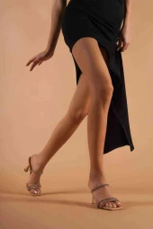 Kadın Nude Topuklu Terlik OB0100C thumbnail 5