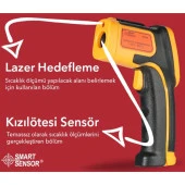 Smart Sensor AS530 Hassas Sıcaklık Termometre-550°C thumbnail 6