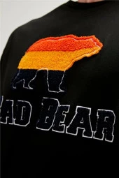 Bad Bear Tripart Black Men's T-Shirt thumbnail 3