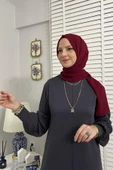 Ecem Antrasit Triko Elbise thumbnail 5