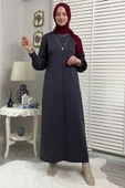 Ecem Antrasit Triko Elbise thumbnail 2