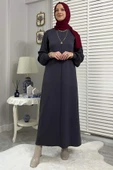 Ecem Antrasit Triko Elbise thumbnail 1