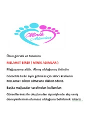 MİNİK ADIMLAR Minik Adımlar Biyeli Bebek Tulum Seti thumbnail 2