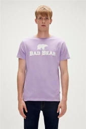 Bad Bear Tee Lavender Purple Men's T-Shirt thumbnail 1