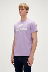Bad Bear Tee Lavender Purple Men's T-Shirt thumbnail 2