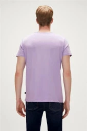 Bad Bear Tee Lavender Purple Men's T-Shirt thumbnail 3