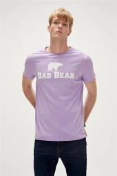 Bad Bear Tee Lavender Purple Men's T-Shirt thumbnail 4