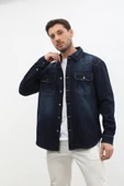 Erkek Oversize Jean Ceket thumbnail 2