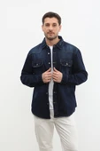 Erkek Oversize Jean Ceket thumbnail 6