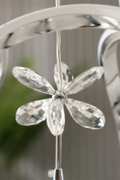Limni Home Kristal Taçlı Led Avize thumbnail 2