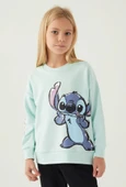 Stitch D4898 Puss Kız Çocuk Sweatshirt thumbnail 6