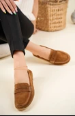 Feles Hakiki Deri Loafer Kadın Babet thumbnail 8