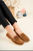 Feles Hakiki Deri Loafer Kadın Babet thumbnail 7