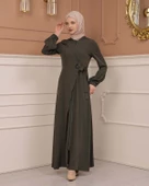 Tesettürlü Kapşonlu Ferace 678 thumbnail 11
