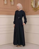 Tesettürlü Kapşonlu Ferace 678 thumbnail 4