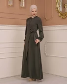Tesettürlü Kapşonlu Ferace 678 thumbnail 12