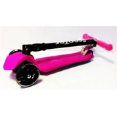 Işıklı Tekerlekli Scooter Pembe thumbnail 2