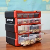 12 Bölmeli Monoblok Çekmeceli Organizer Kutu thumbnail 6