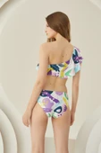 Renkli Verano Tek Omuz Askılı Tek Üst Bikini thumbnail 3