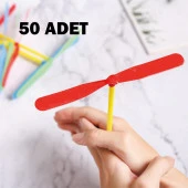 Nostaljik El Pervane Oyuncağı 50 Adet thumbnail 1