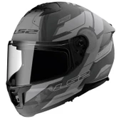 LS2 SSTREAM 2 SHADOW MAT TITANIUM-GRİ KASK thumbnail 2