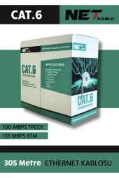 Cat6 Kablo 305 Metre Ether Kablosu Cat6 Utp thumbnail 1