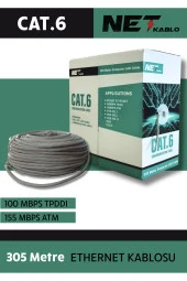 Cat6 Kablo 305 Metre Ether Kablosu Cat6 Utp thumbnail 2