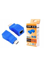 Extender Uzatma Adaptörü Cat5 Cat6 30 metre thumbnail 5