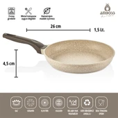 Amboss Montana 3 Parça Granit Set (Cappucino) thumbnail 4