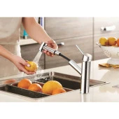 Artema Harmony XL A42147 Pull-Out Eviye Bataryası, Krom thumbnail 3
