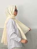 Locella Jakar Şal Krem JSL1118 thumbnail 1