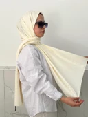 Locella Jakar Şal Krem JSL1212 thumbnail 2