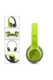 AbaTech A24 - A25 P47 YEŞİL BLUETOOTH KABLOSUZ KULAKLIK thumbnail 1