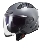 LS2 COOPTER 2 NARDO GRİ KASK (GÜNEŞ VİZÖRLÜ) thumbnail 1