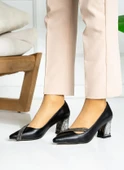 Feles Çift Şerit Stiletto Kadın Topuklu Ayakkabı thumbnail 2
