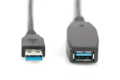 DIGITUS Digitus USB Uzatma Kablosu Siyah 20m thumbnail 1