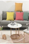 Ekose Kırlent Kılıfı 40x 40 Cm thumbnail 6