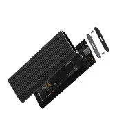 CODEGEN M2 Type-C CDG-SSD-10BC PCIe NVMe M2 Alüminyum Harddisk Kutusu Siyah thumbnail 2